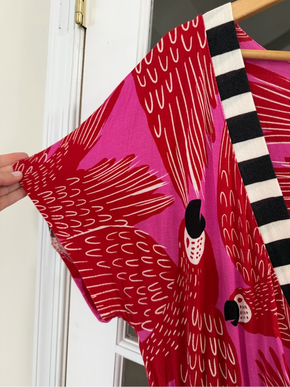 Farm Rio By Anthropologie Selma Parrot Romper - Size M - Picture 4 of 8